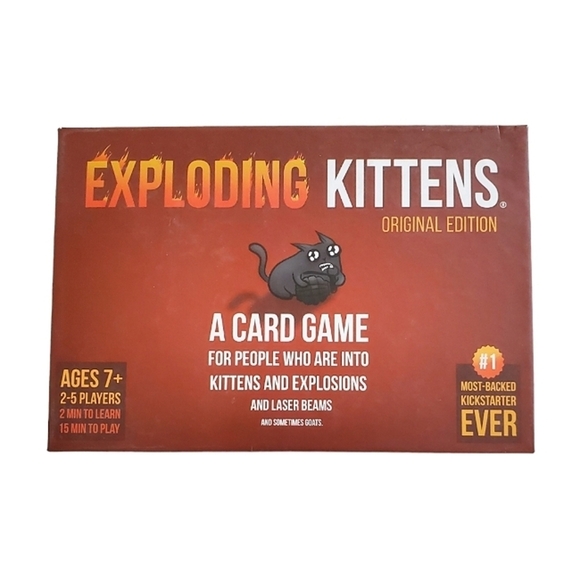 Exploding Kittens Games Original Edition Complete - Picture 1 of 2